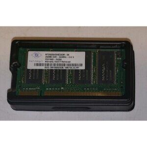 NANYA NT256D64SH8C0GM-6K 256MB DDR-333MHz-CL2.5 PC2700S-25330 LAPTOP MEMORY